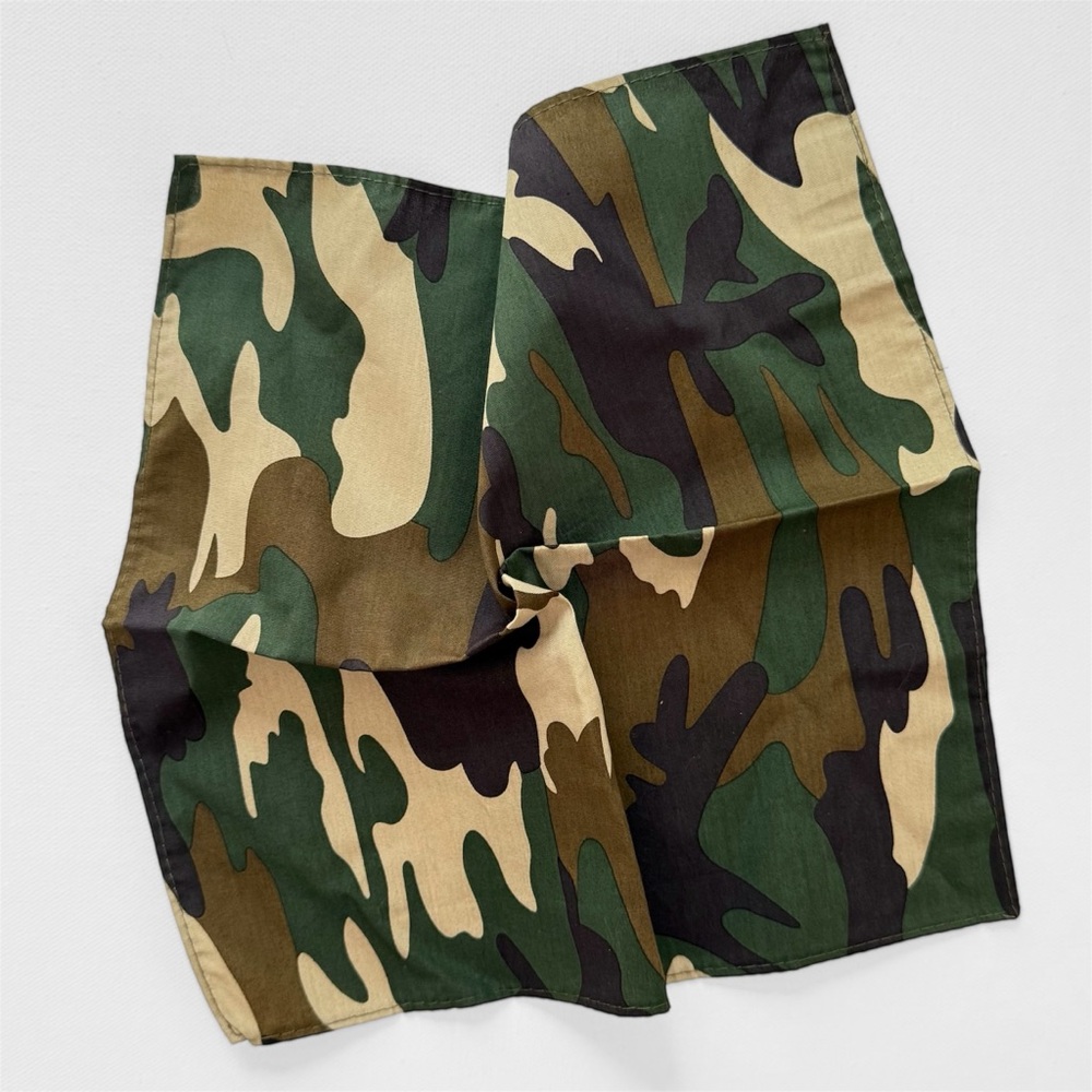 Ox & Bull Trading Co. 100% Cotton Camouflage Pocket Square NBA Player Estate